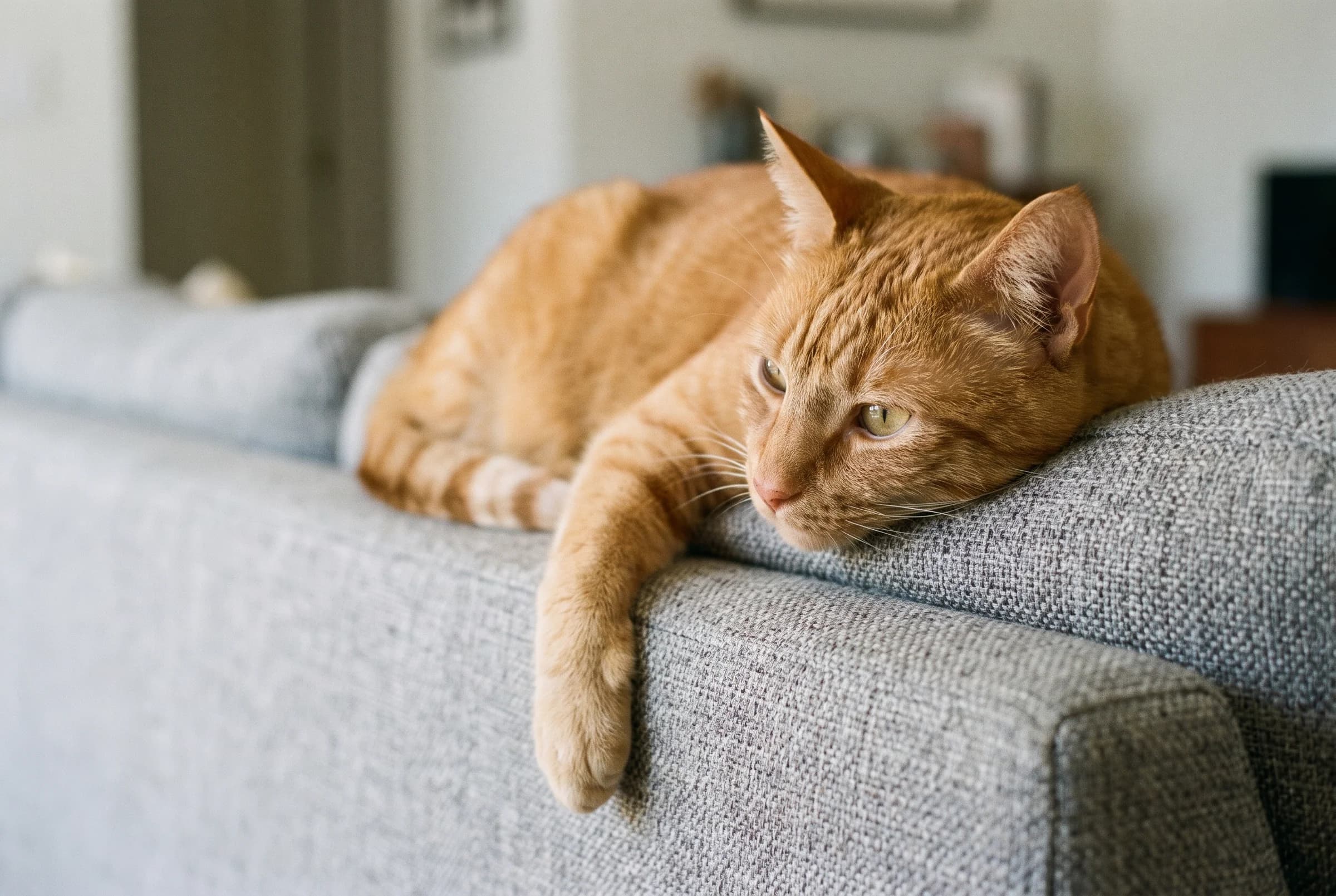Evcil hayvan bulunan evler için kumaş seçimini anlatan bilgilendirici görsel